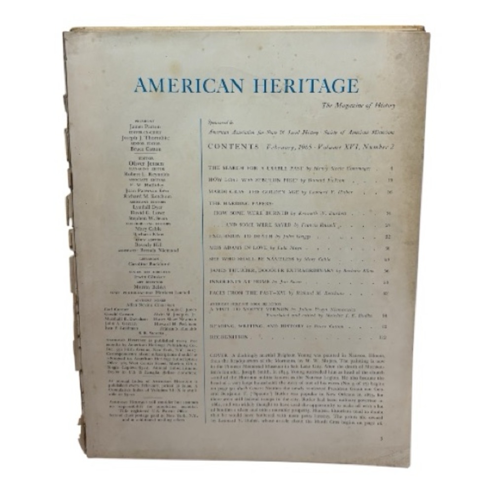American Heritage The Magazine of History 1965